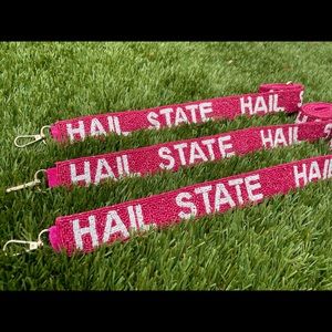Hail State Beaded Purse Strap